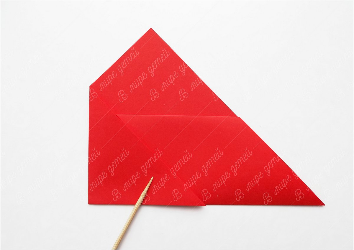 Как сделать конвертик из бумаги без клея